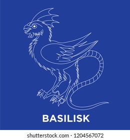 Basilisk (snake tail bird) Vectro. 5k