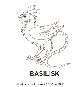 Basilisk (snake tail bird) Vectro. 5k