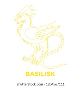 Basilisk (snake tail bird) Vectro. 5k