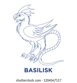 Basilisk (snake tail bird) Vectro. 5k