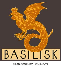 Basilisk with title