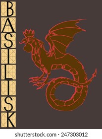 Basilisk with title