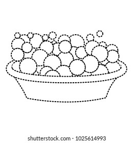 basin container foam bubbles clean