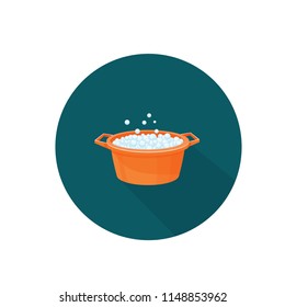basin with foam icon