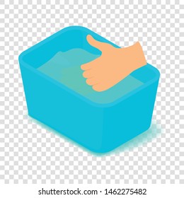 Basin icon. Isometric illustration of basin vector icon for web