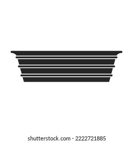 Basin vector icon.Black vector icon isolated on white background basin.