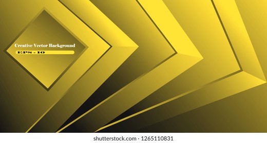 The basis for business cards and flyers of geometric gradient shapes