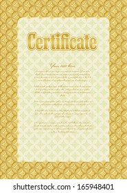 Basis for creating a certificate, diploma, gift voucher, share, debenture, bond, Memorial worksheet menu for businesses, hotels, shops, schools, educational agencies