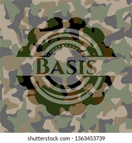 Basis on camo pattern