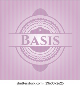 Basis pink emblem