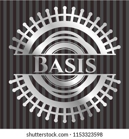 Basis silvery emblem