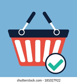 Basket accept Icon