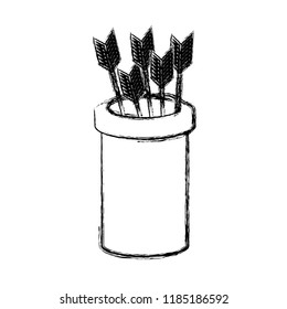 basket with arrows icon