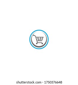 Basket, Bag, Concept online shop logo icon illustration