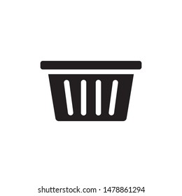 basket bag store icon vector illustration logo template