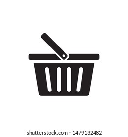 basket bag store icon vector illustration logo template
