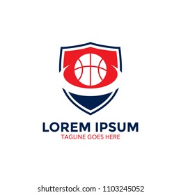 basket ball badge logo vector illustration design