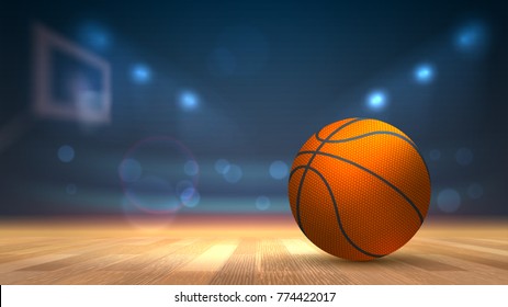 Basket ball, basketball championship. Vector illustration