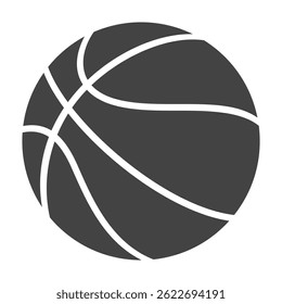 Basket Ball Black Icon Design
