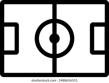 Basket Ball Court Icon Design EPS 10.