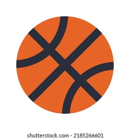 Basket Ball with Flat Style