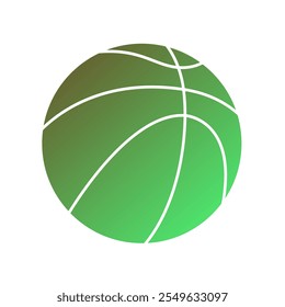 Basket Ball Gradient Art Vector