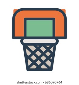 Basket ball icon