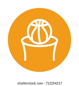 Basket ball icon
