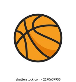 Basket Ball Icon Design For Basket Club Symbol Vector Template. Basketball Logo Element