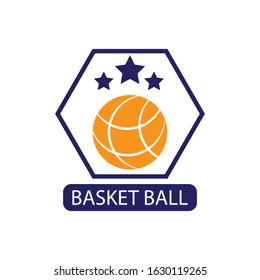 basket ball icon logo vector
