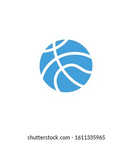 Basket ball icon template. Vector illustration 