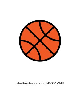 Basket Ball Icon Vector Design Symbol Illustration