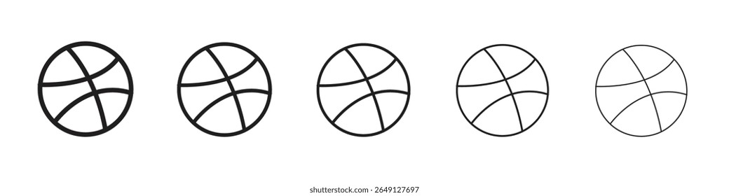 Korbball, Symbol, Vektorgrafik einzeln