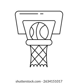 basket ball icon with white background vector stock illustration