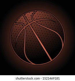 Basket ball illustration, tee shirt graphics, vectors , hand drawn artwork
