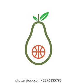 Basket Ball Logo Design Vector