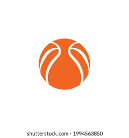 Basket ball logo icon design vector template
