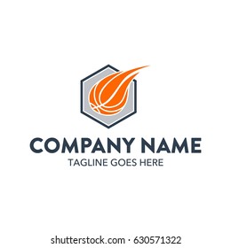 Basket Ball Logo Template