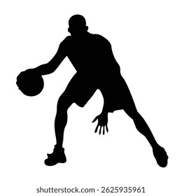 basket ball player silhouette design