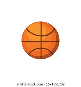basket ball simple illustration vector clip art