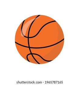 Basket Ball Simple Vector Illustration