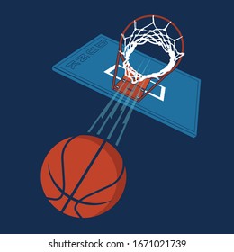 Basket Ball Sport Typography, Tee Shirt Graphics, Vectors