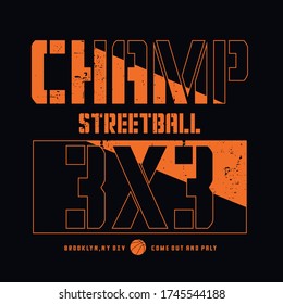 Basket ball sport typography, t-shirt graphics, vectors

