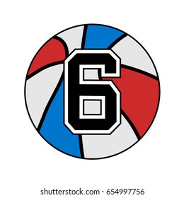 basket ball symbol design