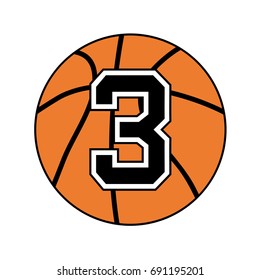 basket ball symbol design