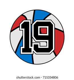 basket ball symbol design