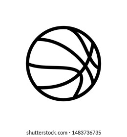 Basket Ball Symbol Icon Vector Design Illustration
