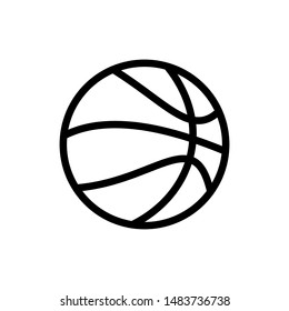 Basket Ball Symbol Icon Vector Design Illustration