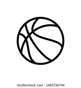 Basket Ball Symbol Icon Vector Design Illustration