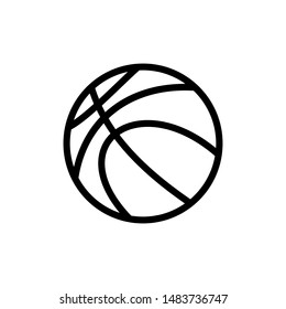 Basket Ball Symbol Icon Vector Design Illustration